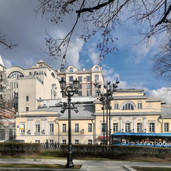 Вид на тучерез в Гнездниковском переулке, архитектор Нирнзее